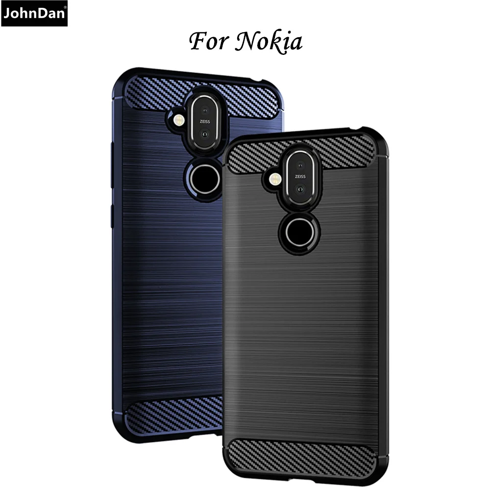 cheap TPU Case For Nokia 5.1 6.1 4.2 7.1 8.1 3.1 2.1 2 3 5 6 7 1 Plus 8 9 2018 2017 X3 X5 X6 X7 Carbon Fiber Ultra Thin Silicone Case