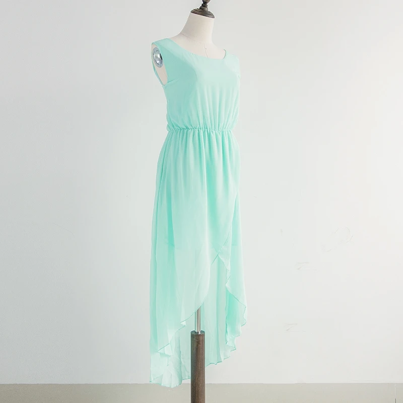 Aliexpress.com : Buy Mint Green Summer Dress Chiffon With Lining ...