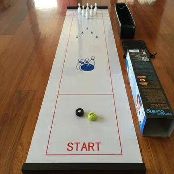 

Tabletop Bowling ball Board Game Mini Table Games for Travel Bar School Training family Puzzle Children' Game Toys 28*120cm