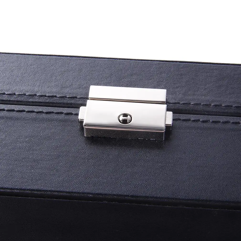 GENBOLI 8 + 3 смешанные сетки кожаные ювелирные часы в коробке органайзер для хранения коробка 2 в 1 ювелирные изделия кольцо дисплей часы