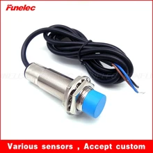 M18 Расширенный высокотемпературный индуктивный датчик приближения переключатель NPN NO