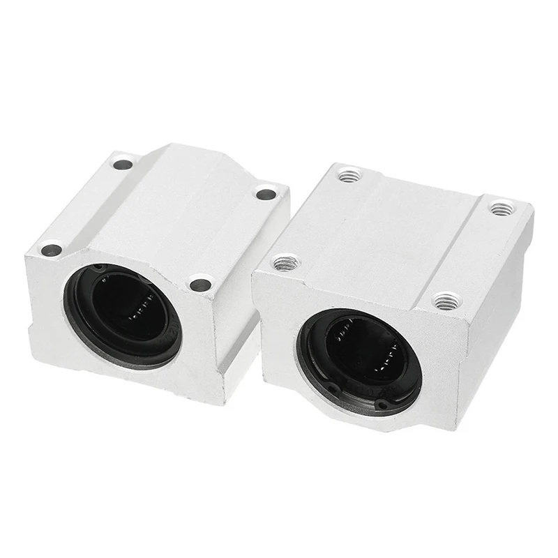 

2pcs Aluminum alloy LM10UU Linear ball bearing Slip Block Slipping Ring SCS10 / SCS13 / SCS16 / SCS20 / SCS25 for CNC 3D print