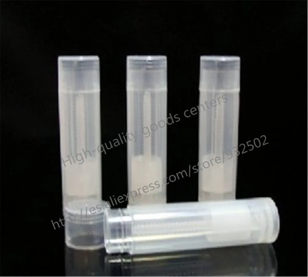 

Free Shipping 100 PCS Lip Balm Tube, 5ml plastic lipbalm tubes, 5g Transparent Lipstick fashion Tubes