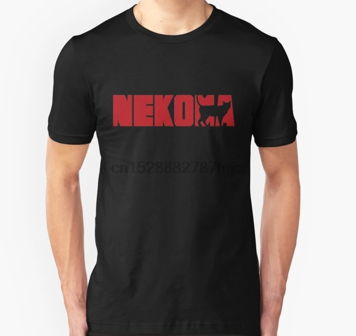 Мужская футболка с коротким рукавом Haikyuu Nekoma логотипом унисекс женская | одежда