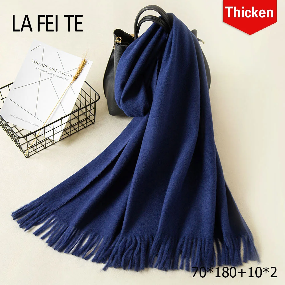 

Winter Long Pashmina Cashmere Shawl Scarf Women Kerchief Foulard Femme Stole Neck Neckerchief Silk Wool Women Scarf Luxury Brand