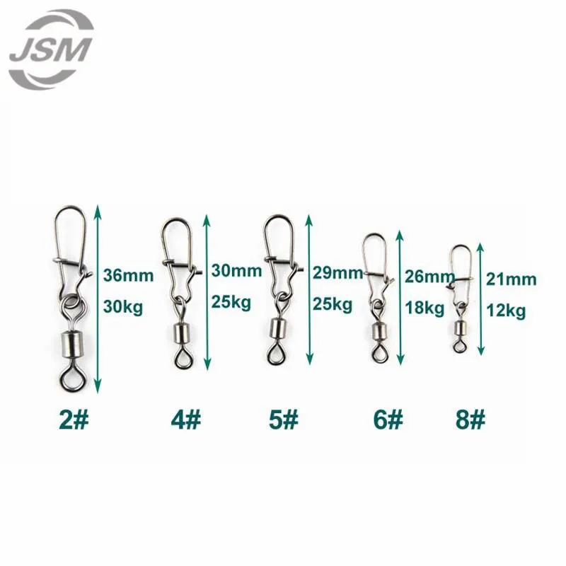 JSM 210 шт. Поворотный шарнир для ловли на роликах с хорошей защелкой для морской рыбалки, набор шарниров для катания на роликах с коробкой, аксессуары для ловли карпа