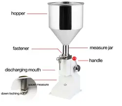 A03 ручная машина для розлива ручной лак для ногтей машина для розлива шампуня 5 ~ 50 мл для крема шампунь жидкое косметическое средство паста