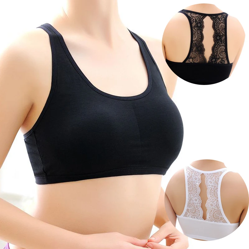 

Modal Lace Bra For Teenagers Children's Bra For Girls Underwear Teenage Girl Training Bra Teen Underwear Free Size for 10-18Y