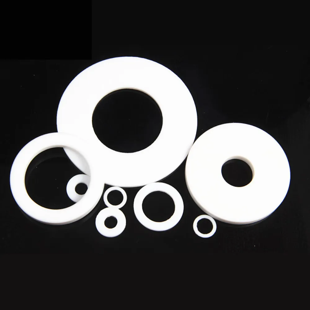 Custom Made 100x PTFE Teflon Flat Washer Spacer Gasket OD 8mm 10mm x ID