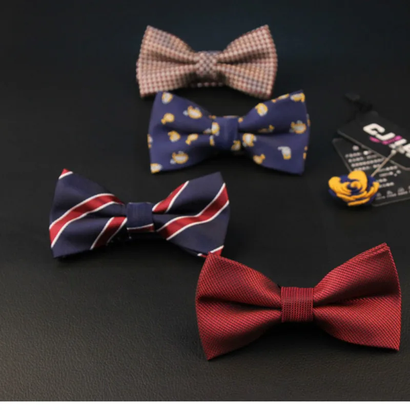 33 цвета, дизайнерские модные галстуки-бабочки для мужчин, Свадебный жаккардовый полиэстер, бабочка в полоску, клетчатая галстук-бабочка, 50 шт./партия
