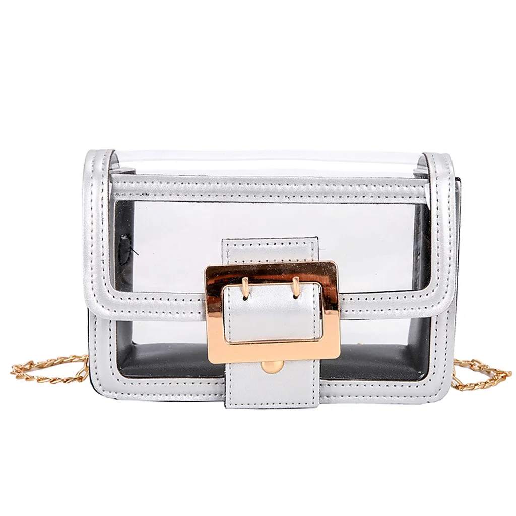 Сумка мессенджер sac основной femme женская сумка модный прозрачный Желейный шарф