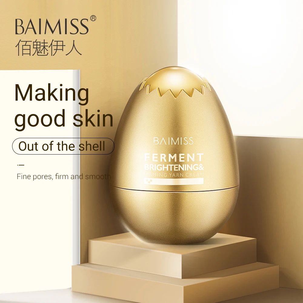 BAIMISS Face Cream Face Mask Ferment Whitening Anti Aging Firming Moisturizing Yarn Cream Acne Treatment Fine Lines Skin Care