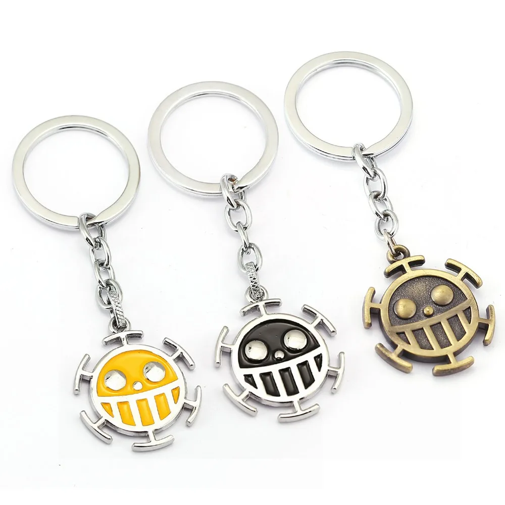 

Hot Selling Diy Handmade Keyfob Metal Japan Cartoon One Piece Keychains Mokey D Luffy Hat Rudder Zoro Nami Usopp Sanji Chopper