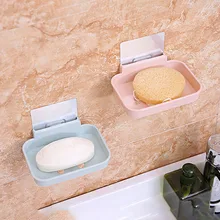 Пластиковый корпус для мыла высокого качества, Настенный мыльница для ванной комнаты, шкаф для хранения туалетного мыла