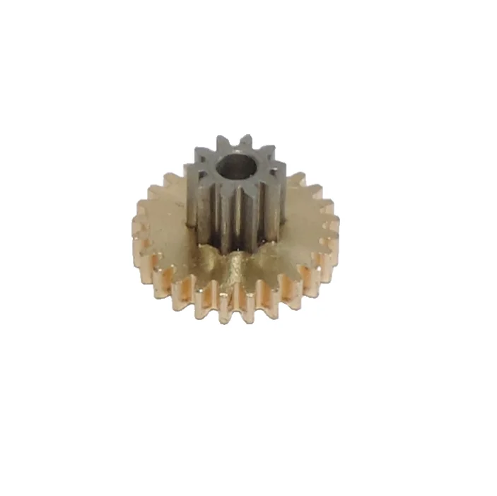 5pcs M0.5*25t+10t gear motor gear Chip teeth 0.5 module 25 teeth
