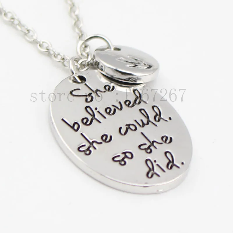 Ожерелье она верила что сможет так и сделала вдохновляющие ювелирные украшения