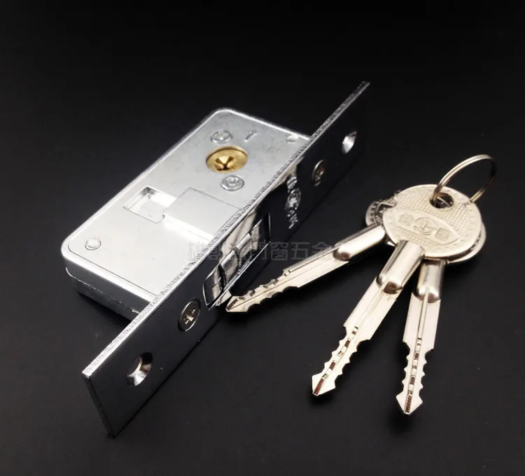 Cerradura Invisible/mortaja, cerradura de gancho de puerta de tracción, cuerpo de cerradura de aleación, para puerta de vidrio enmarcada, fuerte, duradero, herrajes para puerta