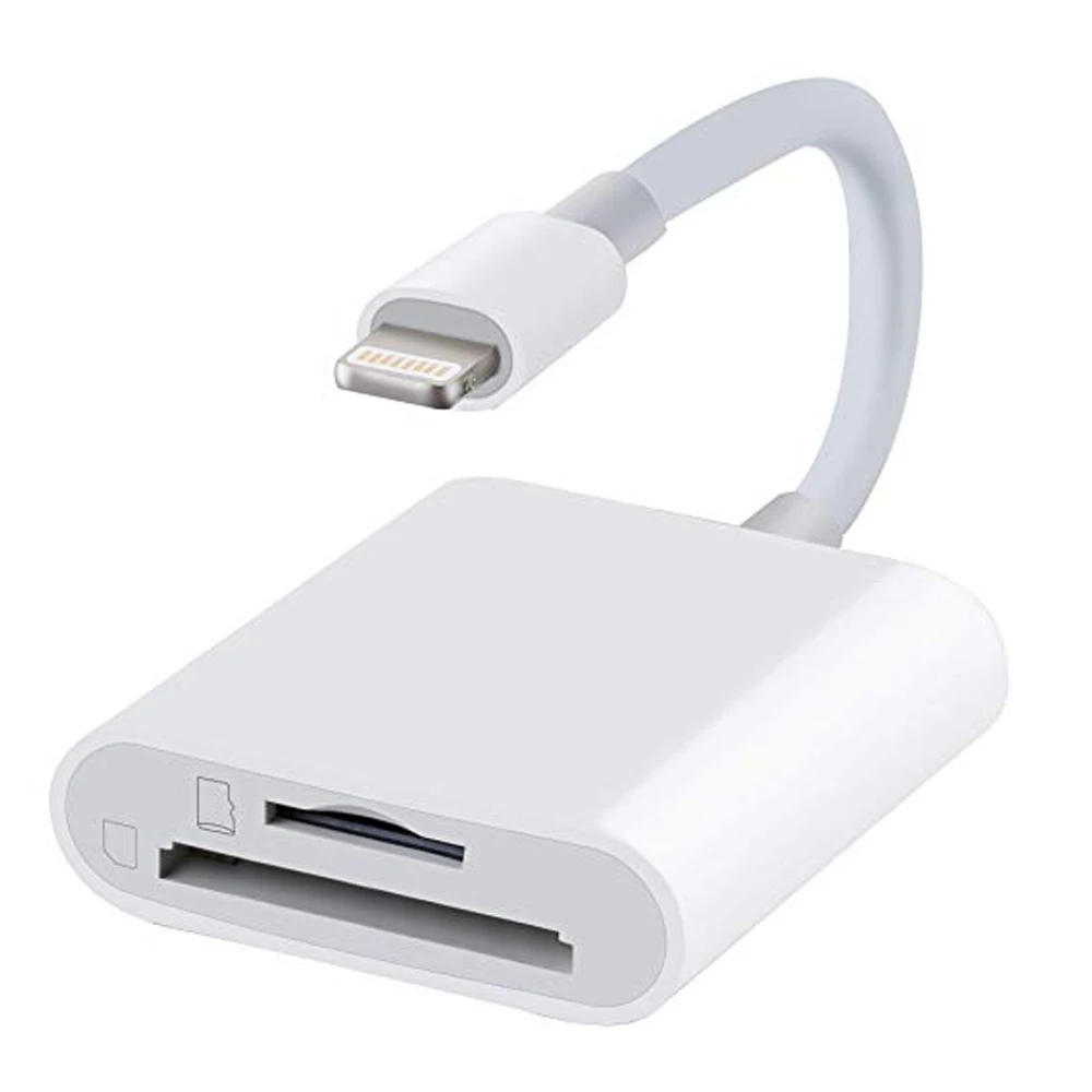 FDBRO 2 в 1 OTG кард-ридер для iphone ipad для SD TF Micro sd Многофункциональный кард-ридер конвертер для iphone X 8 ipad