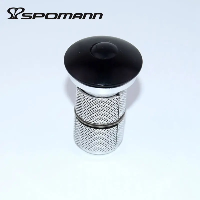 

Spomann Aluminum alloy bike headset ultralight core expansion for 28.6mm fork screws with top cap bicycle accessories 40g