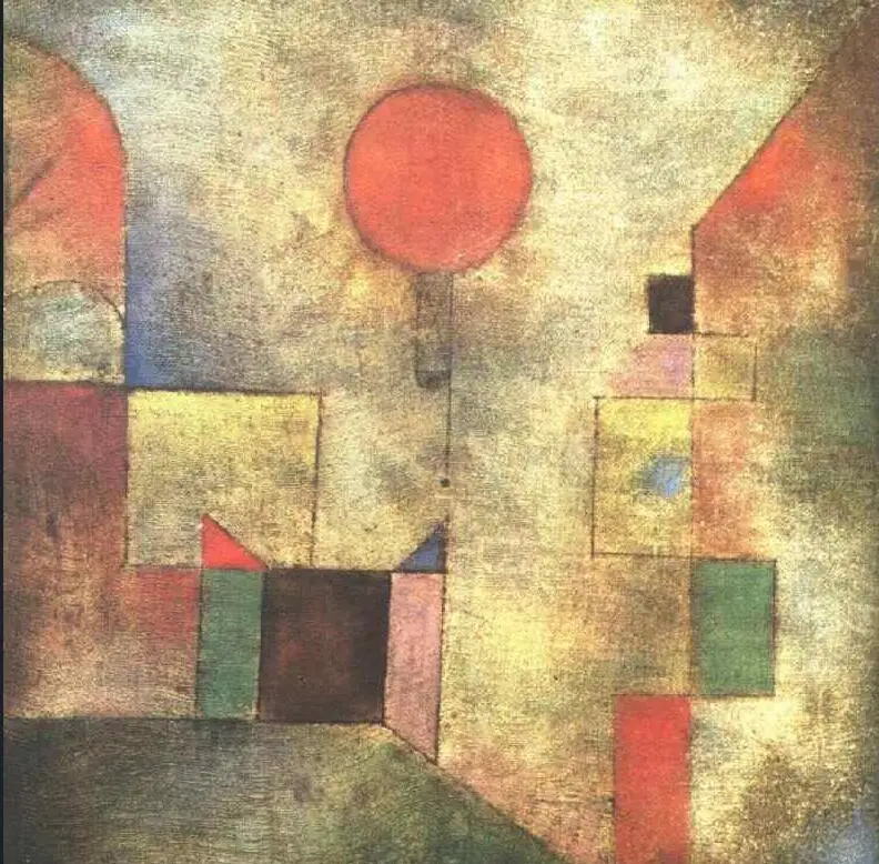 

High quality Oil painting Canvas Reproductions Red Balloon (1922) by Paul Klee Painting hand painted