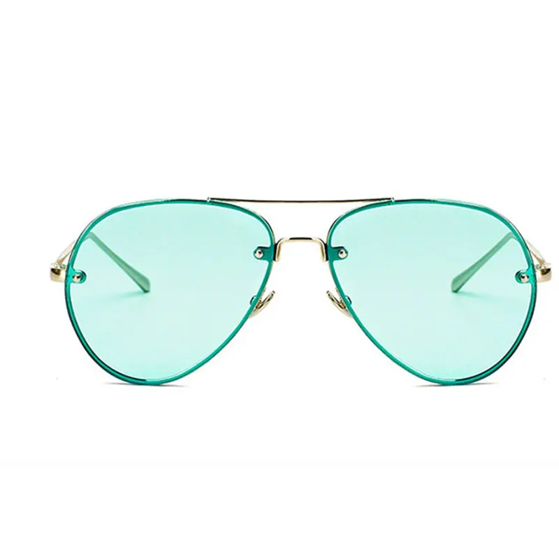 Солнцезащитные очки авиаторы женские классические зеркальные модные солнечные