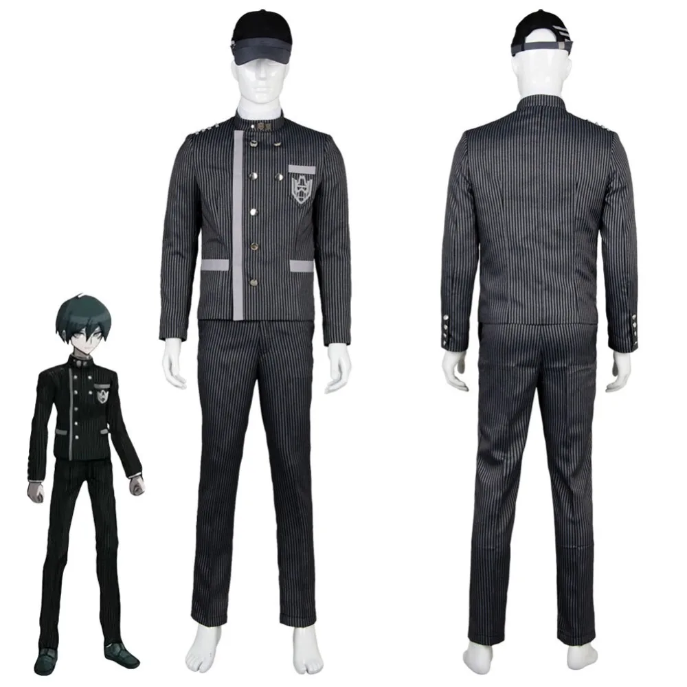 

2017 Danganronpa V3: Saihara Shuichi Cosplay Costume Uniform Outfit For Adult Men Women Halloween Carnival Costumes