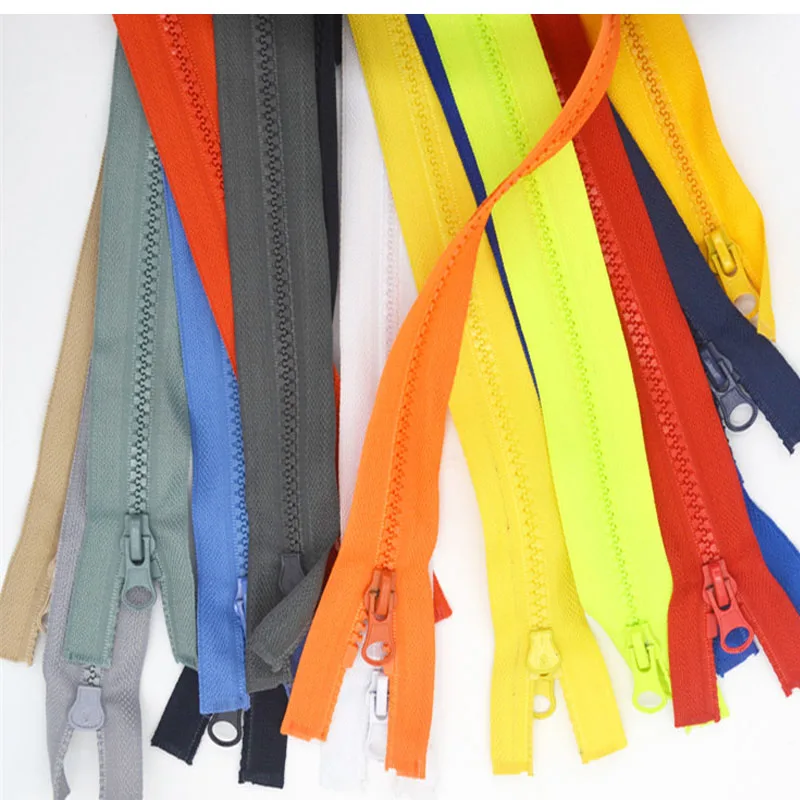 

XUNZHE 5 pieces 70cm No. 5 resin color zipper plastic nylon zipper coil Sewing Pants zippers DIY sewing accessories
