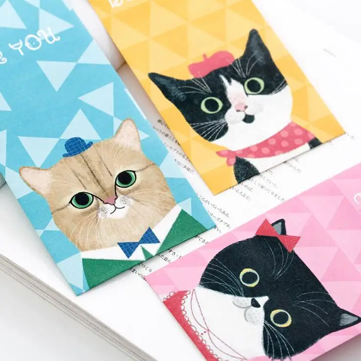 5 teile/paket Tier Meow Katze Hund Neuheit Umschlag Brief Papier Nachricht Karte Brief Stationäre Lagerung Papier Geschenk