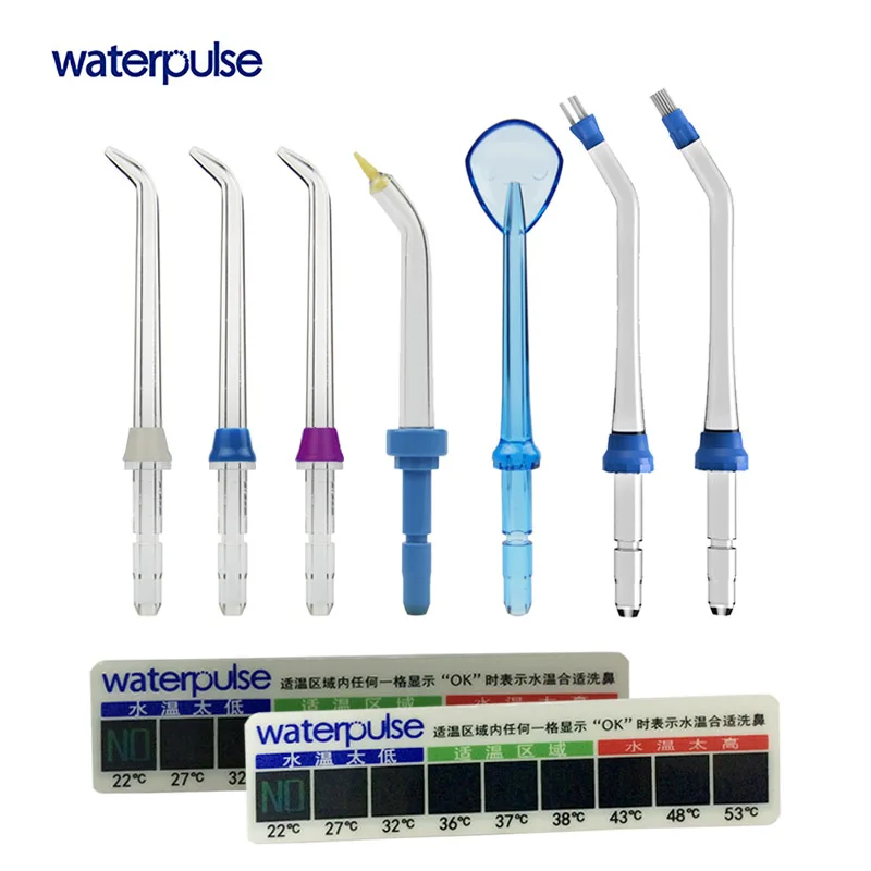 

9Pcs Oral Irrigator Water Flosser Replacement Tips Nozzles Dental Flosser Accessories Orthodontic Dental Plaque Nasal Wash Pro