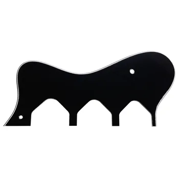 

Pleroo Custom Guitar pickgaurd - For Riviera Custom P93 Guitar Pickguard Scratch Plate, 3 Ply Black