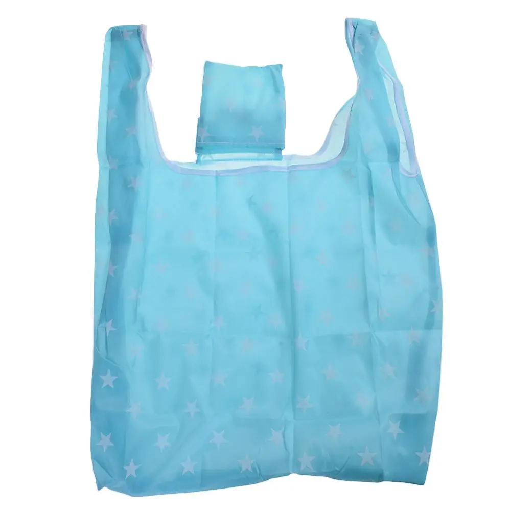 1 шт., модная Женская Складная многоразовая Водонепроницаемая нейлоновая эко-сумка для хранения, для путешествий, для покупок, сумка для продуктов - Цвет: 6