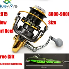 8000-9000 Размер 12+ 1BB 4,6: 1 высокое качество катушка и лодочная катушка. Рыболовная спиннинговая катушка