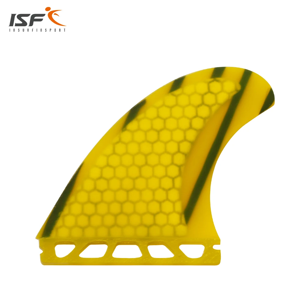 

Free shipping new design honeycomb yellow quihas future SQ quad surfboard fins pranchas de surf sup fin pranchas de surf fins