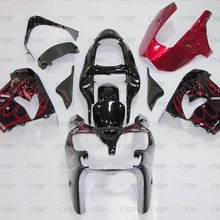 Для Kawasaki Zx9r 2002-2003 обтекатели для Кавасаки Zx9r 2003 обтекателя Наборы Zx-9r 2003 черный, красный Frame зализа Abs