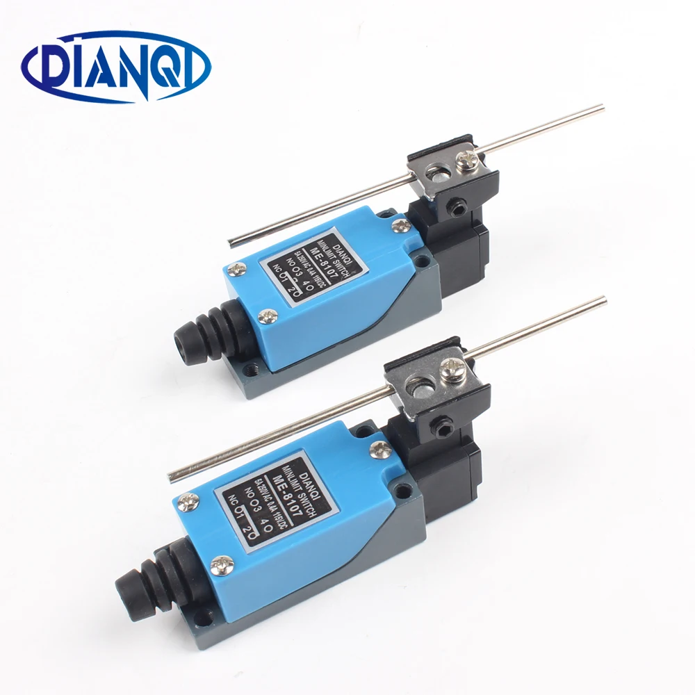 

DIAN QI ME-8107 250VAC 5A 115VDC 0.4A Rotary Lever 1NO+1NC Momentary Limit Switch