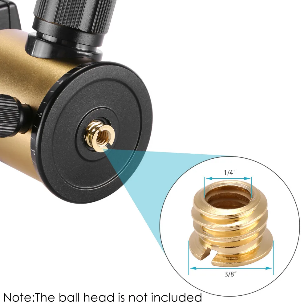 Neewer 15 шт. 1/4 3/8 дюйма металлический резьбовой винтовой преобразователь адаптер для DSLR камеры, штатив, наплечная установка, светильник(золото