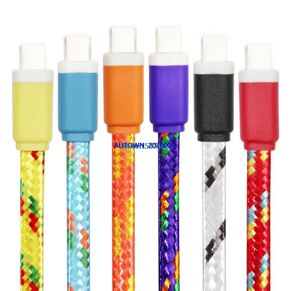 1000pcs 1M 3FT Newest Support IOS 8.0 Fabric braided Flat Noodles 8 pin USB Data adapter Charger cable for Phone 5 5s 5c 6 6plus