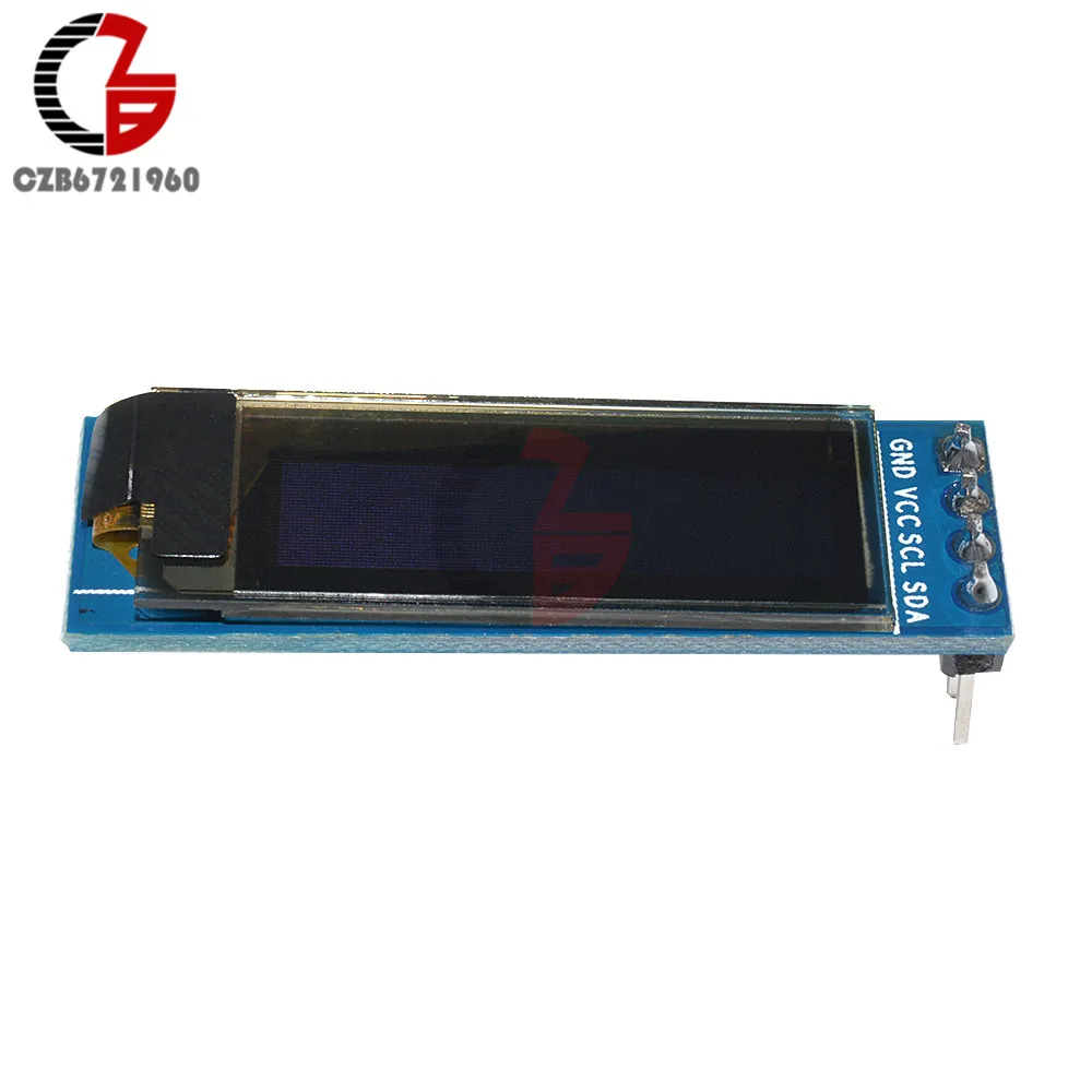 128x32 0,91 дюйма, igc IIC Серийный OLED дисплей модуль 0,9" OLED экран 128x32 12832 для Arduino