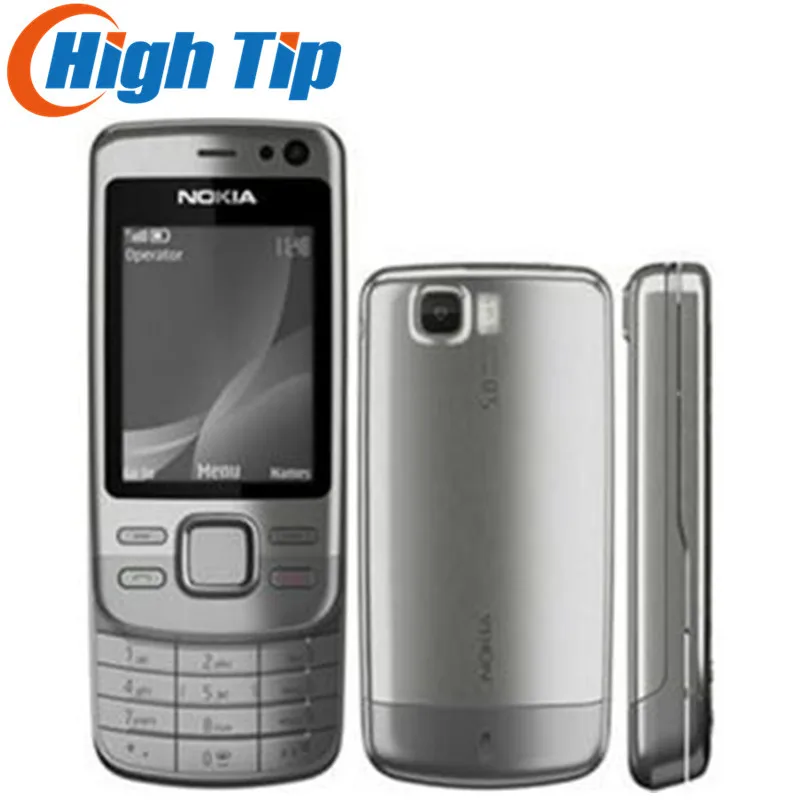

6600I slider Original Unlocked Nokia 6600i mobile phone quad band phone FM bluetooth 5MP JAVA Free shipping Refurbished