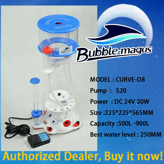 Скиммер Bubble Magus Curve D series D8 D9 DC протеиновый скиммер для морской воды коралловых