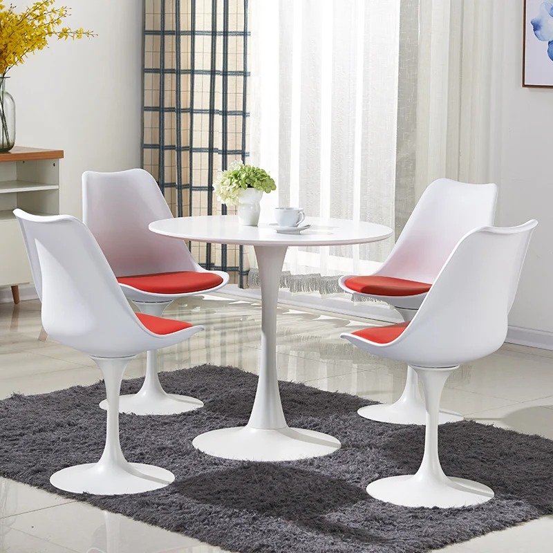 Вращающийся стул, обеденный стул, современный минималистичный Повседневный модный стол и стулья для переговоров в кафе