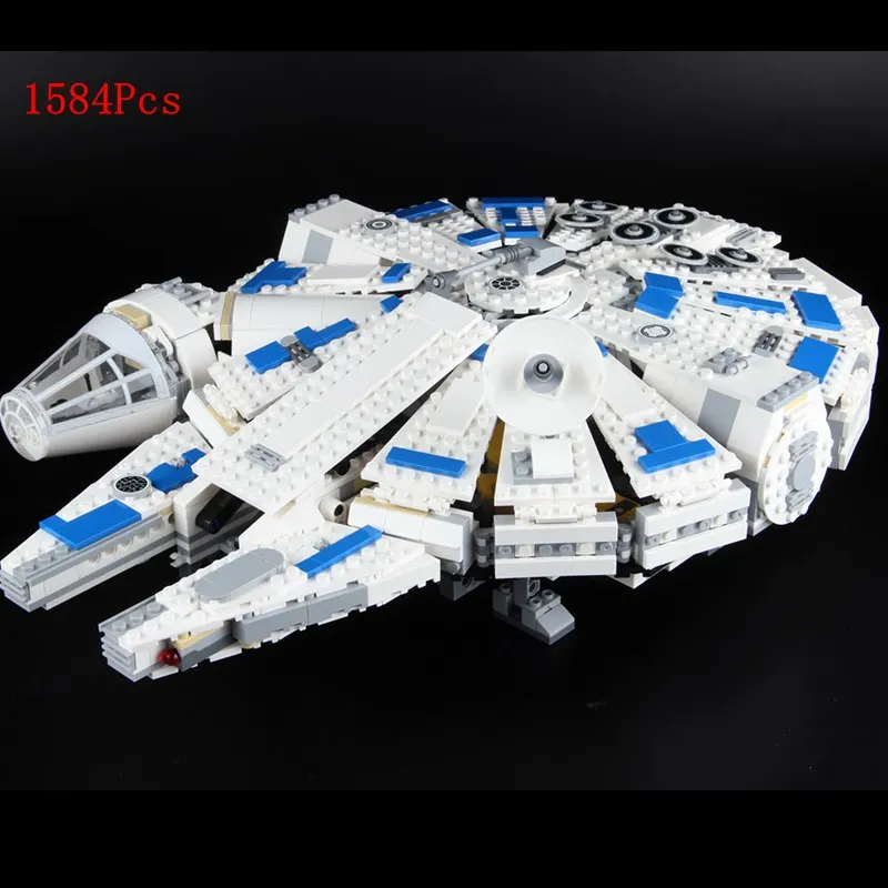 

Blocks Star Wars Force Awakens Kessel Run Spaceship Han Solo Model Building Blocks Toy for Children Assemble Starwars Block Toy