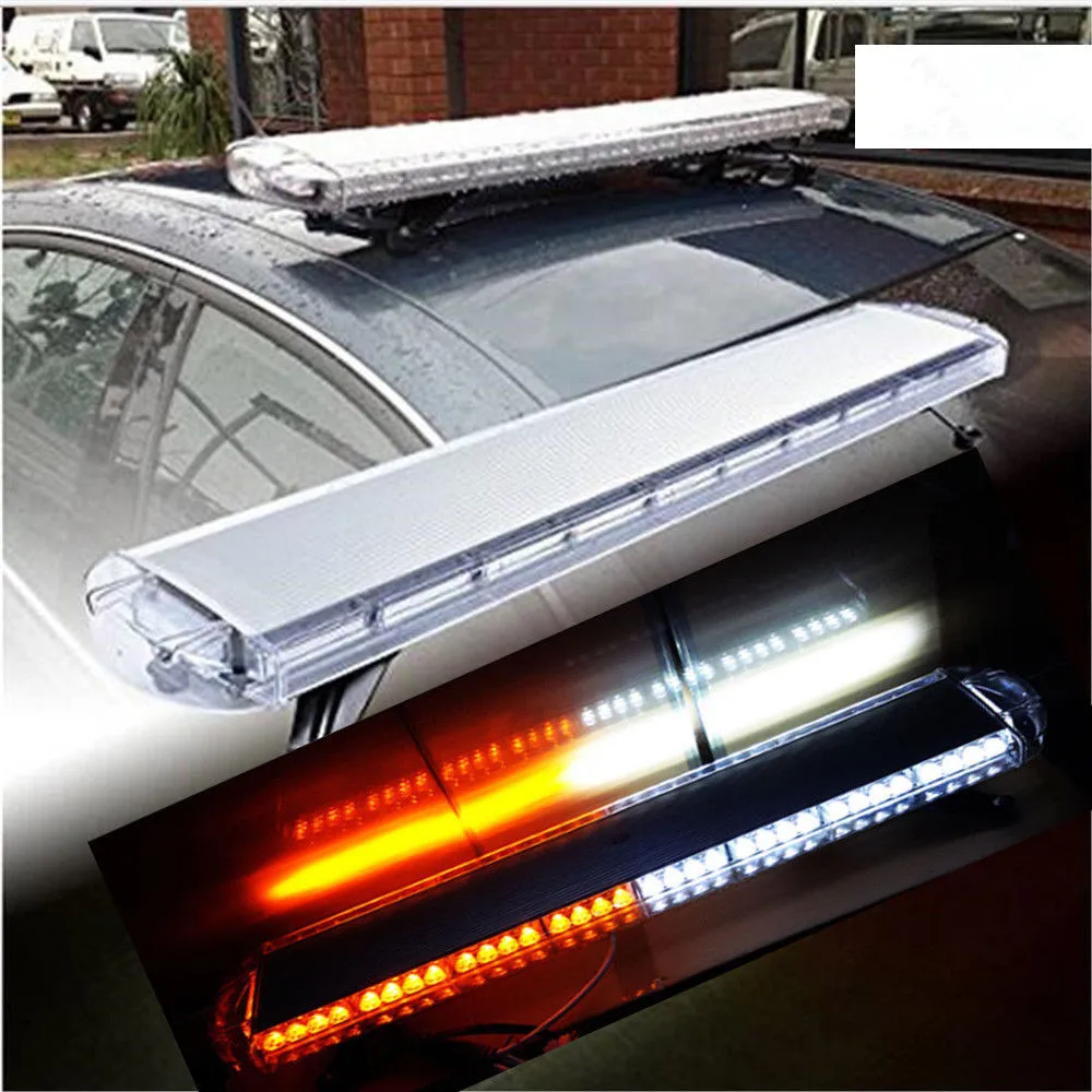 

CYAN SOIL BAY 38" 72 LED Emergency Beacon Warn Tow Plow Response Flash Strobe Light Bar