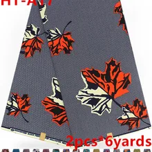 Африканская ткань Анкара ткань hollantex воск Африканский Воск печатает ткань 12 ярдов хлопок ткань tissus нигерийский батик воск HT-A17