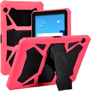 

Soft Silicone+PC Shockproof Heavy Duty Armor Funda Stand Shell Cover Case For Huawei MediaPad T5 10 AGS2-W09/L09/L03/W19 Tablet