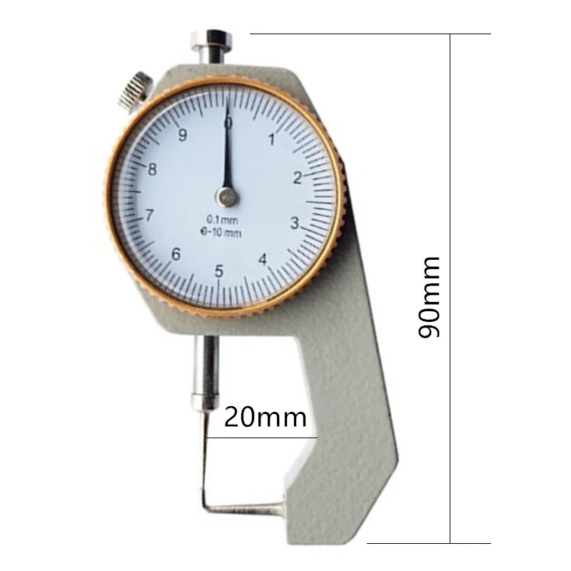 Набор толщиномер 0-10 мм 0,1 мм Точность Алюминий мин толщиномер тестер микрометр ширина измерения инструменты анализа