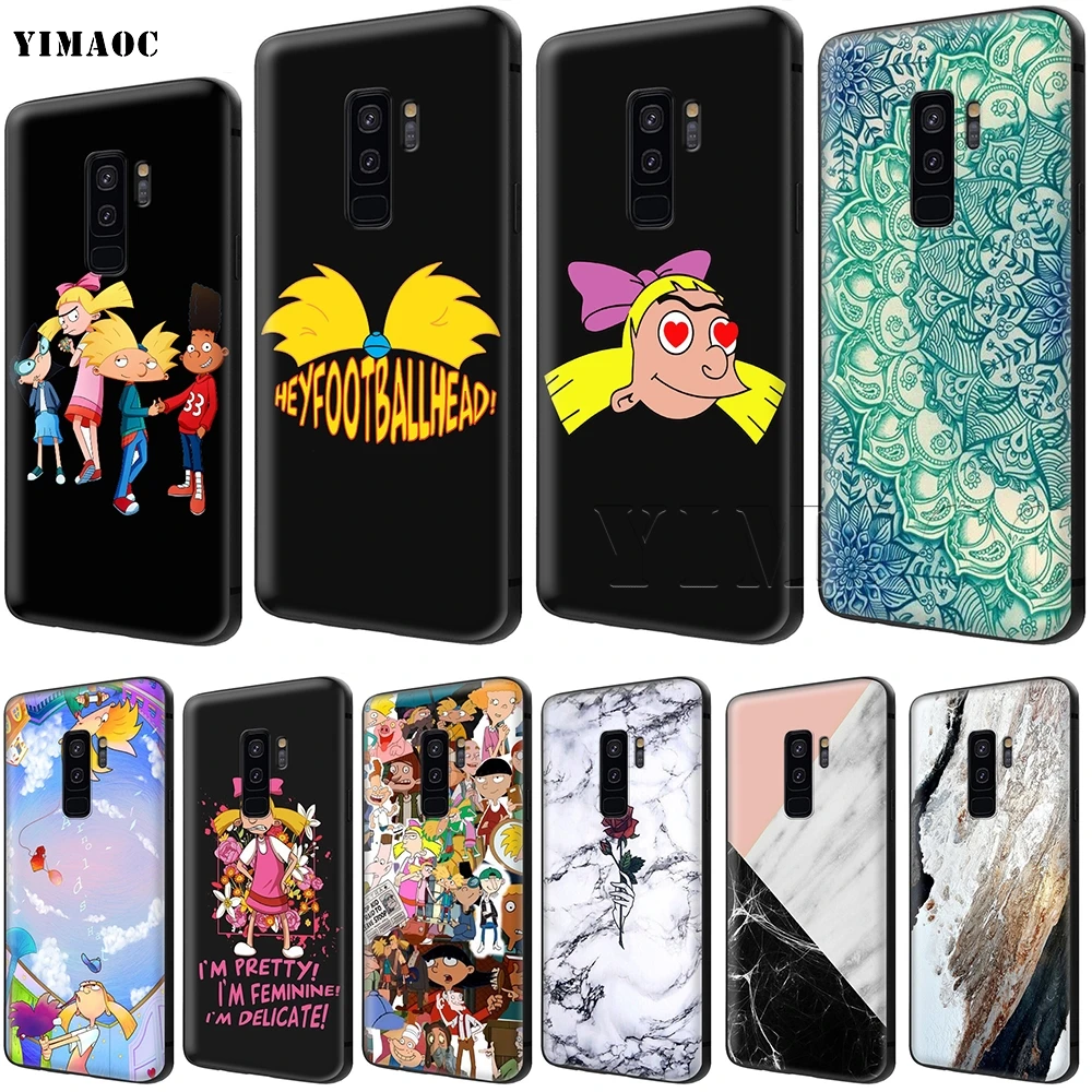 

YIMAOC Hey Arnold Soft Silicone Case for Samsung Galaxy S6 S7 Edge S8 S9 Plus A3 A5 A6 Note 8 9