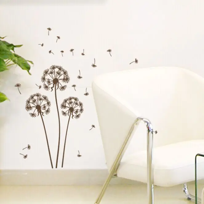 Мультфильм теплый романтический Одуванчик DIY наклейки на стену дети спальня