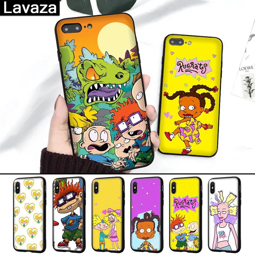 

Lavaza cartoon Rugrats amine lovely Silicone Case for iPhone 5 5S 6 6S 7 8 Plus X XR XS Max
