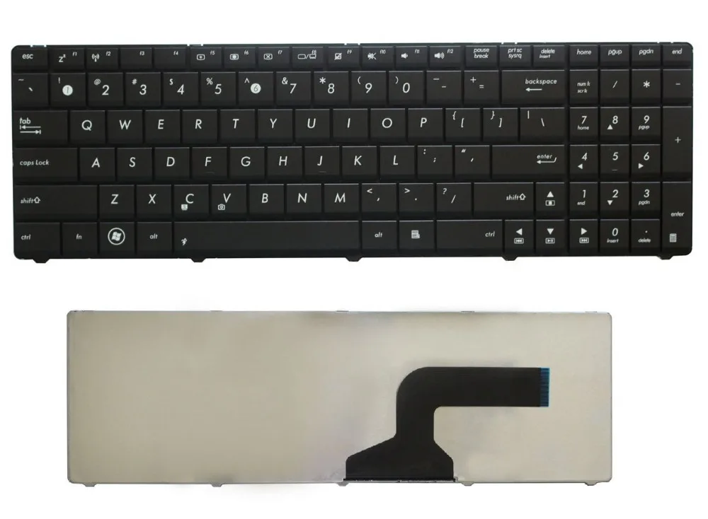 SSEA New US Keyboard for ASUS X55A X55C X55U X55VD X55 X55X X55CC N53 N53JF N53JQ N53SV N53T N53SM N53NB